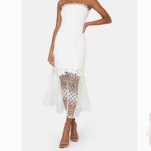 Milly Nuriel Interlocking Geo Lace Dress 2